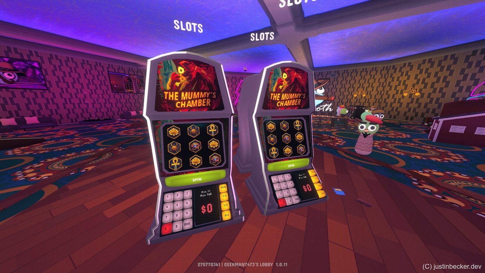 The Mummy's Chamber slot machines in Gamble With Your Friends